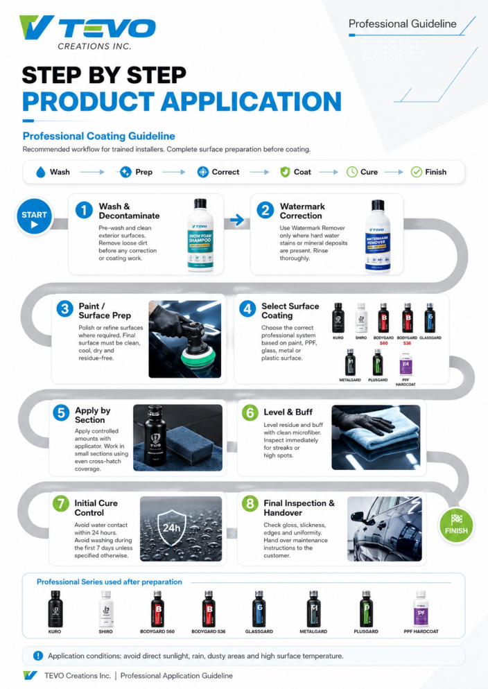 SOP 8 Step Coating Workflow