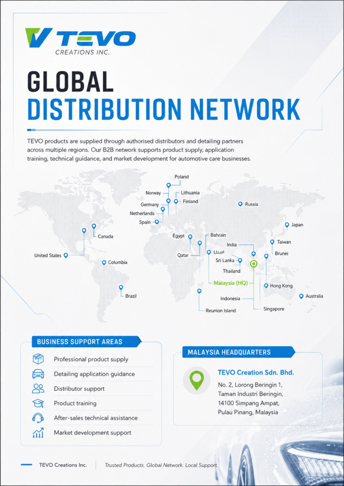 TEVO Global Distribution Map