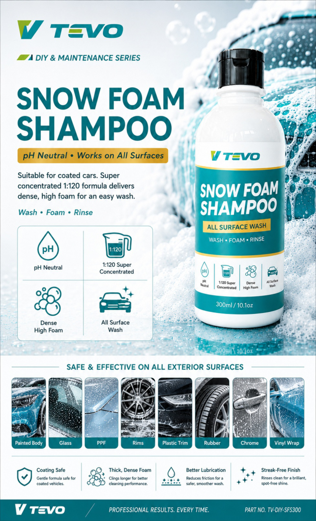 TEVO Snow Foam Shampoo